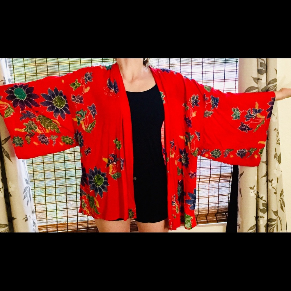 Beautiful Red Kimono